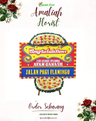 Bunga Papan Congratulation di Bidara Cina